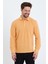 Erkek Polo Yaka Comfort Uzun Kollu Basic Vişne Tişört 5