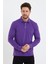 Erkek Polo Yaka Comfort Uzun Kollu Basic Vişne Tişört 1
