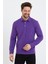 Erkek Polo Yaka Comfort Uzun Kollu Basic Vişne Tişört 4