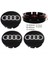 Audi 52 56 mm Siyah Jant KAPAĞI3A 3D 3ABS 1