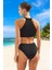 Tasarım Bikini Takımı Klora Dayanıklı Şık Detaylı Esnek Kumaş Su Sporları Için Yüksek Konfor 3