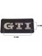 Volkswagen Gtı Yazı Amblem Logo 95MM - 25 mm 1