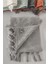 Gri Renk Otantik Saçaklı El Havlusu 50X85 cm - %100 Pamuk - Yumuşak ve Su Emici 4