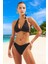 Tasarım Bikini Takımı Esnek Kumaş Plaj ve Havuz Için Şık Detaylı Uv Korumalı Klora Dayanıklı 1