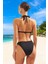 Tasarım Bikini Takımı Esnek Kumaş Plaj ve Havuz Için Şık Detaylı Uv Korumalı Klora Dayanıklı 3