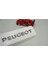 Peugeot Bagaj Krom Abs 3m 3D Yazı Logo Amblem 13.5 cm 1