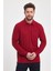 Erkek Uzun Basic Polo Yaka Cepli Düz Sarı Sweatshirt 3