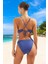 Simli Tasarım Bikini Takımı Ergonomik Kesim Su Sporları Için Esnek Kumaş Klora Dayanıklı 3