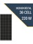 220W Monokristal Güneş Paneli 2