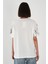 Alexandergardı Parlak Baskılı Bisiklet Yaka Kadın T-Shirt 3
