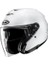 I31 Yarım Motosiklet Kaskı Parlak Beyaz 1