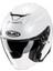 I31 Yarım Motosiklet Kaskı Parlak Beyaz 2