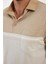 Erkek Comfort Basic Polo Yaka Cepli Uzun Bej Tişört 3
