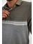 Erkek Comfort Basic Polo Yaka Cepli Uzun Bej Tişört 3