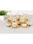 Kahve Fincanı Lokumluk Seti Türk Arap Kahvesi Espresso Fincan Tabağı Kristal Set 6 Lı Set 1