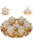 Kahve Fincanı Lokumluk Seti Türk Arap Kahvesi Espresso Fincan Tabağı Kristal Set 6 Lı Set 4