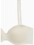 Rosali 2539 Ekru Push Up / Dolgulu Straplez Mikro Basic Sütyen (Tak-Çıkar Askılı) 2