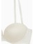 Olympos 2536 Ekru Double Push Up / Ekstra Dolgulu Straplez Mikro Basic Sütyen 3