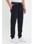 Erkek Bol Lastikli Jogger Basic Chino Siyah Pantolon 2