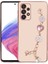 Galaxy A23 Kılıf El Tutamaçlı Kamera Korumalı F10T Taka Silikon Kapak-Pembe 1