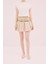 Kemer Detaylı Mini Etek Bej Y2215094_024 1