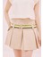 Kemer Detaylı Mini Etek Bej Y2215094_024 3