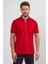 Erkek Basic Cepli Çıtçıtlı Dar Kahverengi Polo Yaka Tişört 1