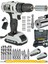 Germany Technolgy 12 Volt 1,3 Ah Darbeli Şarjlı Matkap ve Gator Soket 27 Parça Professional Set 1