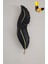 Tüy Aplik Ledli Pilli Dekoratif Duvar Aydınlatma - Şık Ve Modern Tasarım - (60*16 cm ) 1