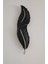 Tüy Aplik Ledli Pilli Dekoratif Duvar Aydınlatma - Şık Ve Modern Tasarım - (60*16 cm ) 10