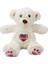 3184 Gökkuşağı Kalpli Peluş Ayı 30 cm -Sunman 2