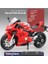 1:12 Ses ve Işık Şok Emicili Alaşım Motosiklet Modeli Motosiklet Koleksiyonu Süsleri (Yurt Dışından) 1