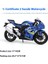 1:12 Alaşımlı Motosiklet Modeli Ses ve Işık Şok Emme Scooter Modeli Koleksiyonluk Süs (Yurt Dışından) 1