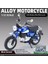 1:12 Alaşımlı Motosiklet Modeli Ses ve Işık Şok Emme Scooter Modeli Koleksiyonluk Süs (Yurt Dışından) 1