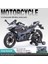 1:12 Ses ve Işık Şok Emicili Alaşım Motosiklet Modeli Motosiklet Koleksiyonu Süsleri (Yurt Dışından) 1