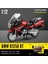 1:12 Alaşımlı Motosiklet Modeli Ses ve Işık Şok Emme Scooter Modeli Koleksiyonluk Süs (Yurt Dışından) 1