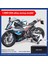 1:12 Alaşımlı Motosiklet Modeli Ses ve Işık Şok Emme Scooter Modeli Koleksiyonluk Süs (Yurt Dışından) 1