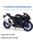 1:12 Alaşımlı Motosiklet Modeli Ses ve Işık Şok Emme Scooter Modeli Koleksiyonluk Süs (Yurt Dışından) 1