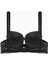 Çapraz Lastik Detaylı Dantelli Dekolte Sütyen - Double Push Up - Fashion - 2510 - Siyah 3