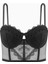 Fashion 2501 Rosali Soft Push Up Dolgulu Dantelli Büstiyer Sütyen Siyah 1