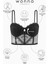 Fashion 2501 Rosali Soft Push Up Dolgulu Dantelli Büstiyer Sütyen Siyah 5