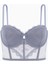 Rosali Dantelli Büstiyer Sütyen - Soft Push Up, Dolgulu - Fashion - 2501 - Gri 1