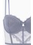 Rosali Dantelli Büstiyer Sütyen - Soft Push Up, Dolgulu - Fashion - 2501 - Gri 3