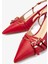Kadın Kırmızı Topuklu Ayakkabı 1073 051 Bn Ayk Y25 Kırmızı Dr 3