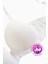 Eva - T Shirt Bra Dolgusuz Maksimum Kavrama ve Kusursuz Form - Sabit Kalın Askı - Beyaz - 2531 4