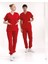 Kırmızı Jogger Scrubs Lüks Likralı Greys Takım 1