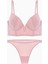 Lirio Büstiyer Mikro Sütyen Külot Takım - Push Up, Dolgulu - Fashion - 2573 - Pembe 1