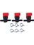 3 Adet 494768 698183 Yakıt Kapatma Vanası Kelepçe ile 1/4 Inç Yakıt Hattı Briggs & Stratton Murray Toro Çim Traktörü (Yurt Dışından) 1