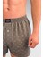 Erdem Gri Baskılı Desenli Penye Boxer 1400YPS 4