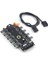 4337 10 Port Fan Power Ide Switch Pwm Çoklayıcı 1
